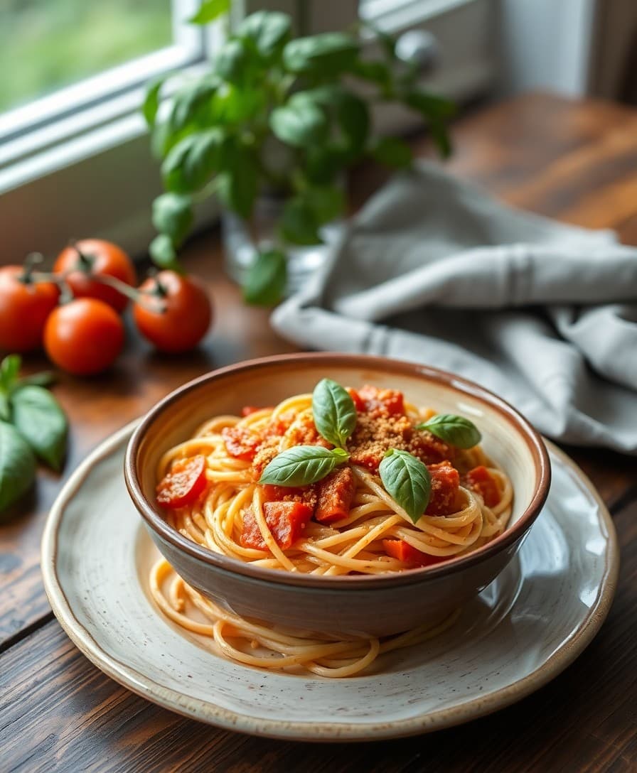 Pasta al Pomodoro e Basilico – Ricetta Italiana Autentica