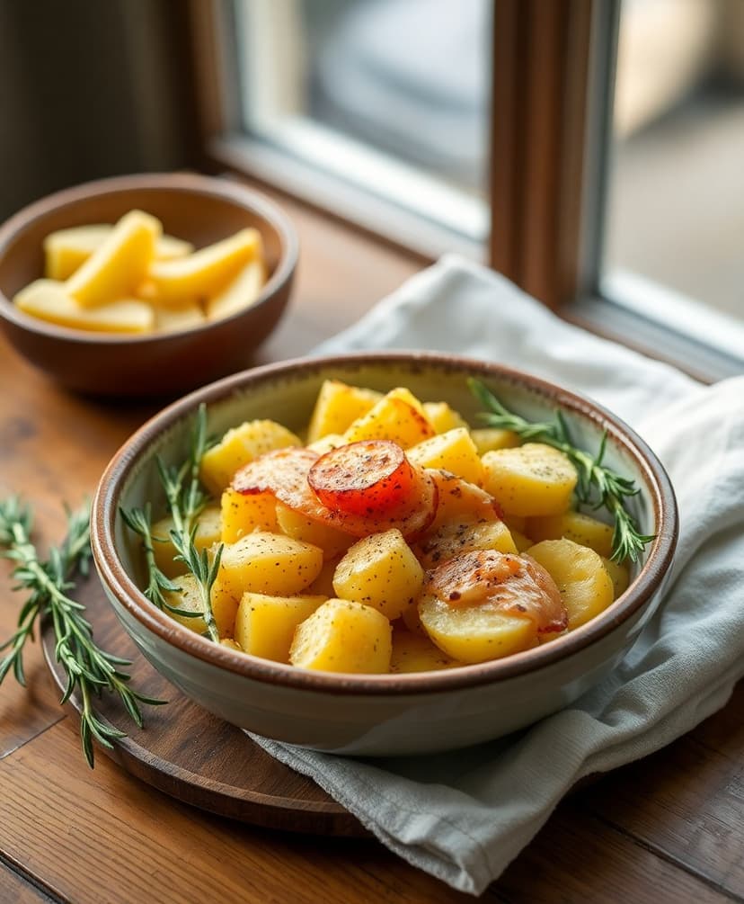 Patate al Forno con Rosmarino e Aglio — Croccanti e Soffici